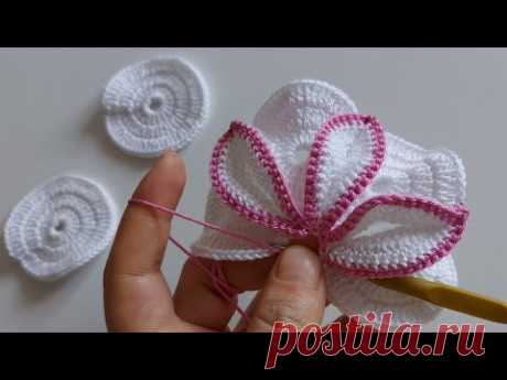 TIĞ İŞİ MUHTEŞEM 3D ÖRGÜ MODELİ HOW TO CROCHET KNİTTİNG