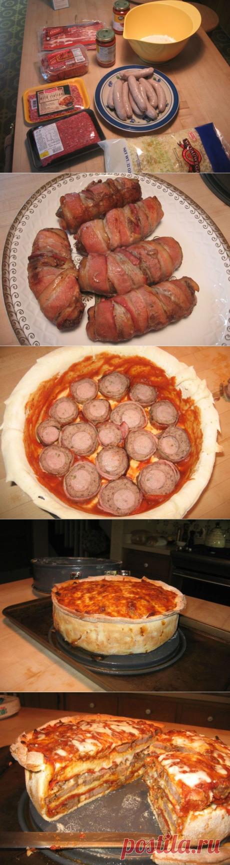 Многослойная пицца, для настоящих мужиков !