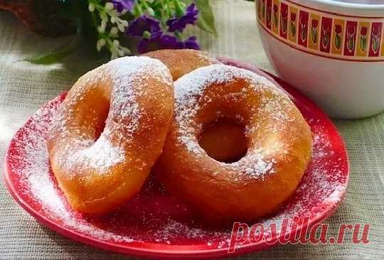 Пончики классические воздушные на дрожжах