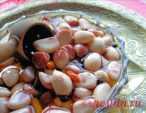 Чеснок, маринованный в сахаре | Лучшие рецепты