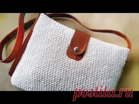 Вяжем сумочку.
