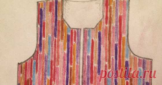 Придумать и сшить жилетку из лоскутов.                             