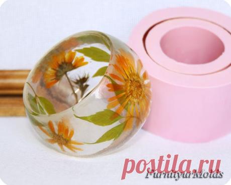 Молд браслет для эпоксидной смолы