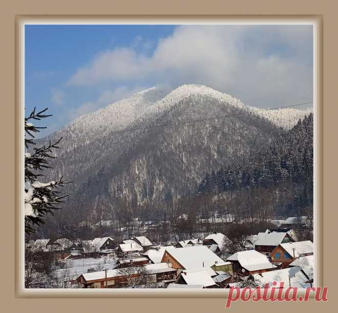 Красота зимних Карпат