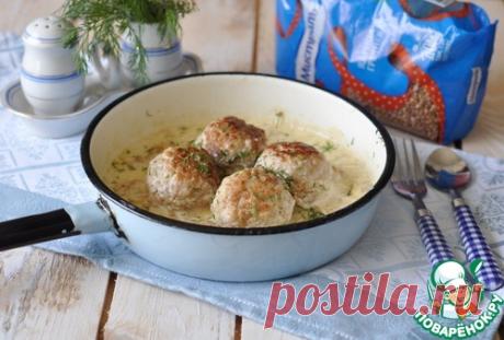 Зразы с гречкой в грибном соусе - кулинарный рецепт