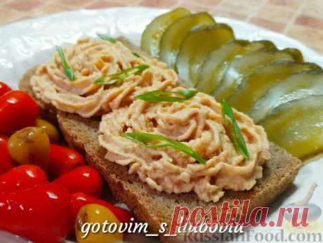 Рецепт: Куриный паштет на RussianFood.com