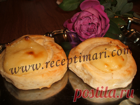 рецепт булочек с заварным кремом