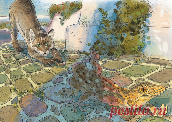 Если схватить геккона за хвост, он в одну секунду может отбросить его далеко в сторону.