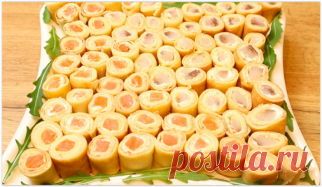 Показываю как готовлю очень вкусные праздничные блинчики с оригинальной подачей