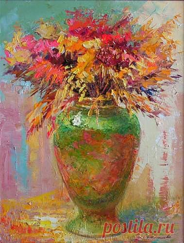 Картина : Осенний букет. Автор Алла Сергеевна Максимова