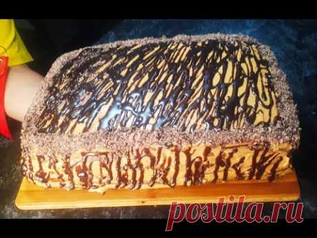 БЕЗ ЯИЦ ПРОСТОЙ БЮДЖЕТНЫЙ И ОЧЕНЬ ВКУСНЫЙ ТОРТ К ЧАЮ ИЗ ТОГО ЧТО ЕСТЬ КАЖДЫЙ ДЕНЬ | EASY CAKE RECIPE