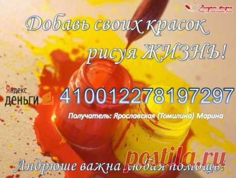 РИСУЕМ ЖИЗНЬ! Андрюша Ярославский, сбор до 12.12