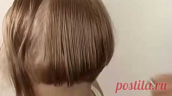 Как стричь боб каре масер класс. Bob haircut master class