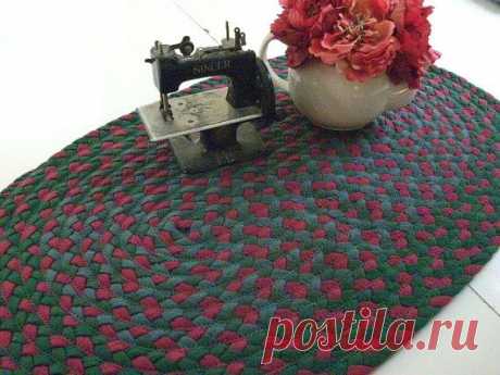 Коврики из футболок на немецкий лад