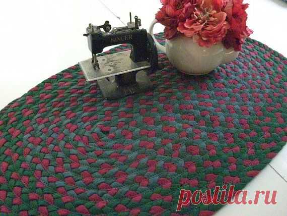 Коврики из футболок на немецкий лад