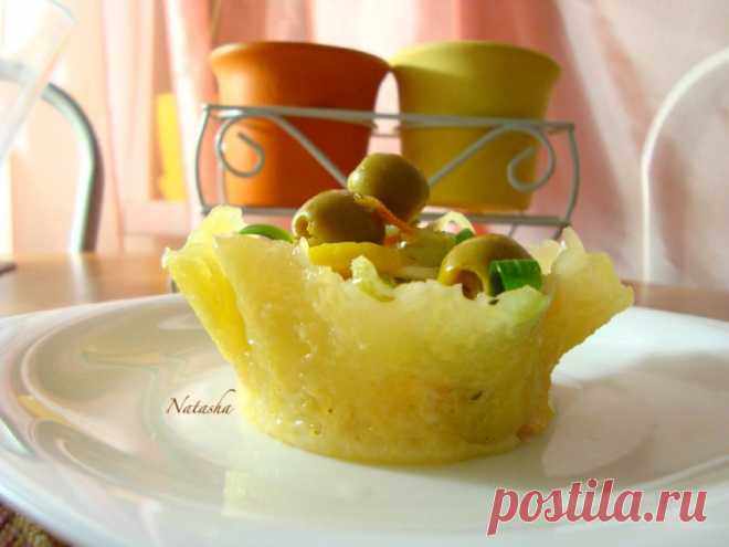 Тарталетки сырные для подачи - Простые рецепты Овкусе.ру