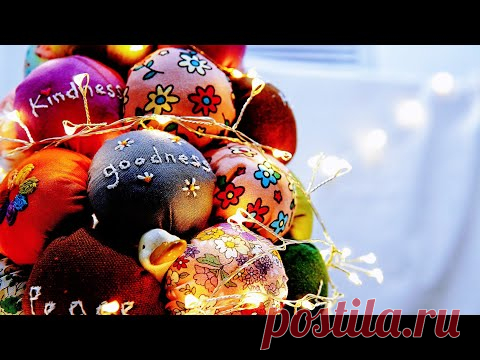 Рождественская елка из ткани Новогодняя елка своими руками┃Очень оригинально