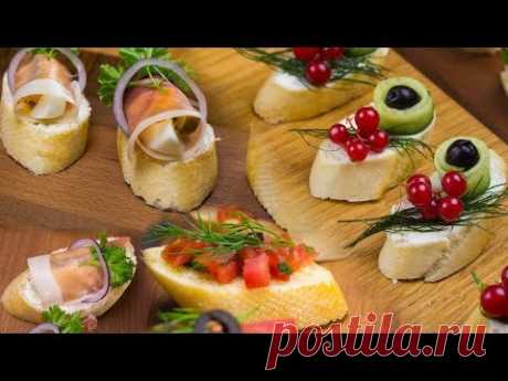 Багет закуски - брускетта и многое другое