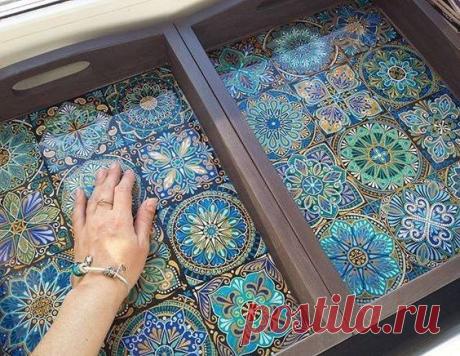 Ручная роспись керамической плитки