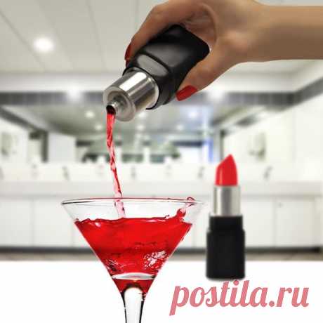 Здоровье и бизнес: Женская фляжка «Помада»