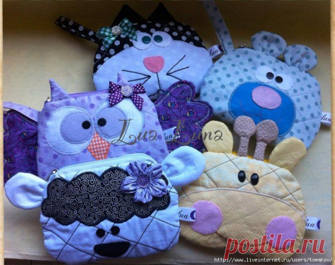 Детские сумочки-кошелёчки.