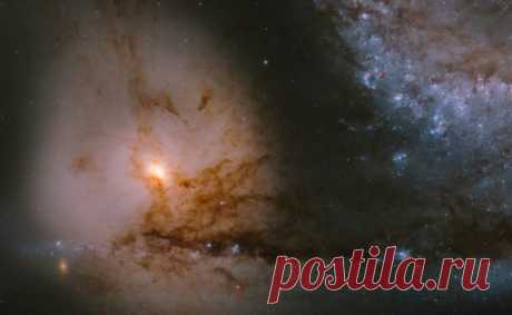 NGC 5195: точка под вопросительным знаком / Интересный космос