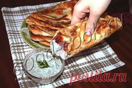 Тонкие пирожки с картошкой (&quot;Лапти&quot;).