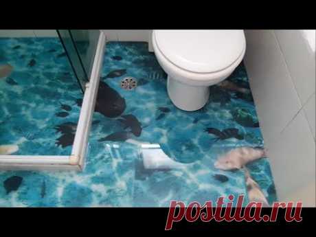 (270) Porcelanato liquido 3D - YouTube