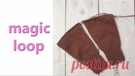 Как вязать 2 изделия одновременно на круговых спицах / magic loop