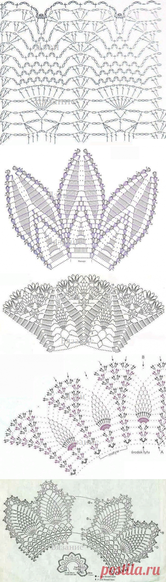 Юбка крючком для женщин Схемы | Вязание | Яндекс Дзен