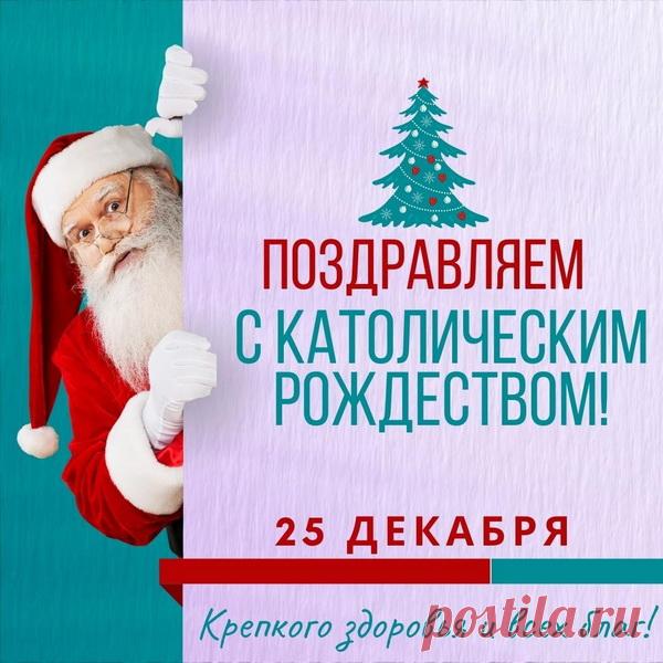 С Католическим Рождеством!
Пусть прочь от вас все злое отступает,
Пусть Бог сердца добром лишь наполняет,
В душе царит пусть благость и покой,
А счастье льется бурною рекой!