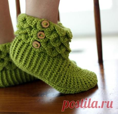 Боты - "Крокодильчики" Crocodile Stitch Boots