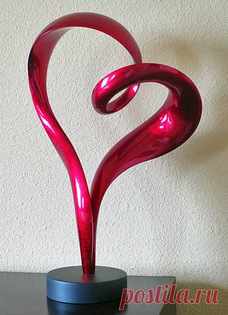 &quot;Love&quot; Modern Fiber Wood Sculpture, Stohans Showcase