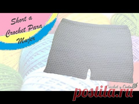 Como tejer un short de verano a crochet para mujer👩 🌞⛱️