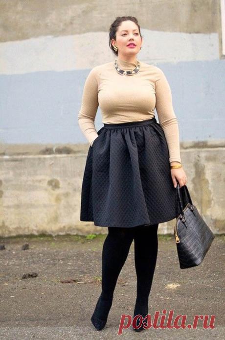 Стильные образы для модниц Plus Size: 30 интересных нарядов - Ярмарка Мастеров - ручная работа, handmade