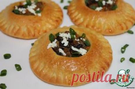 Булочки закусочные с фаршем и грибами - кулинарный рецепт