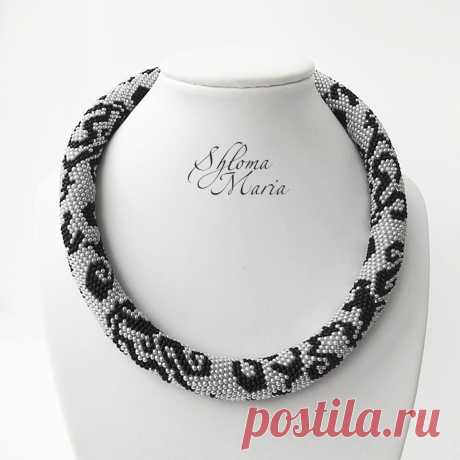 Жгут из бисера &quot;Серебряная роса&quot; | biser.info - всё о бисере и бисерном творчестве
