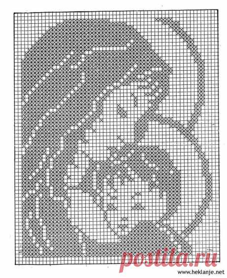 Схемы вязаных картин крючком - 82 фото