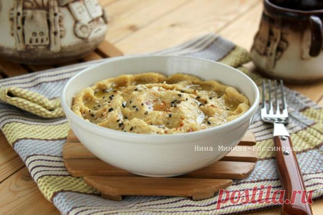 Популярная закуска ближневосточной кухни Хумус, которая влюбляет в себя с первой ложки!