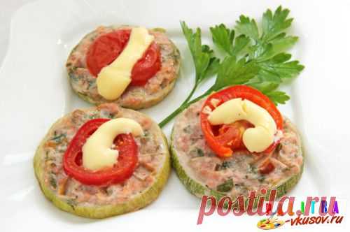Кабачки с фаршем в духовке (фото-рецепт)