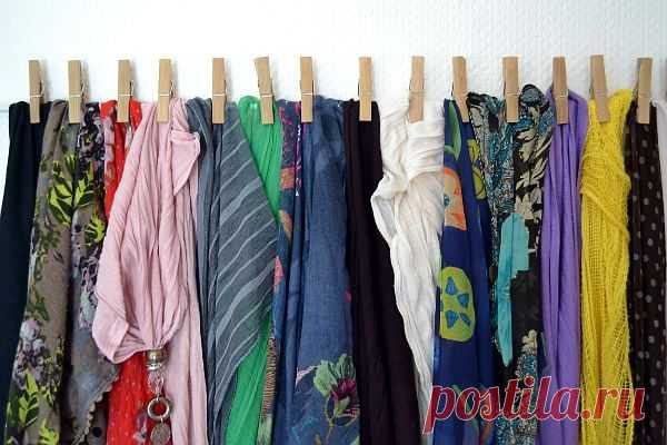 Ideen zur Aufbewahrung von Tücher und Schals – So geht`s | holozaen.de