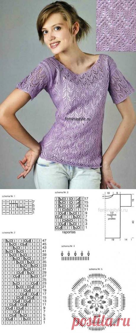 Кофточка связанная спицами / Рукоделие / Домоводство / Женские секреты / Женский стиль