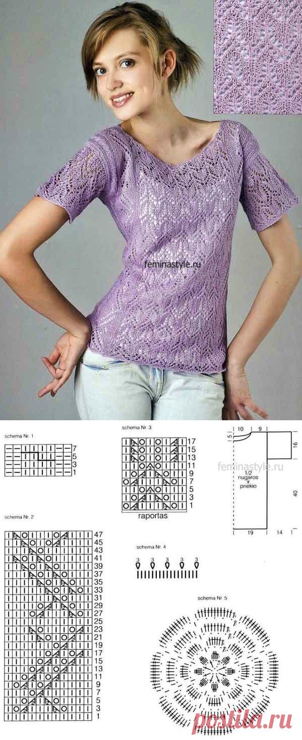 Кофточка связанная спицами / Рукоделие / Домоводство / Женские секреты / Женский стиль
