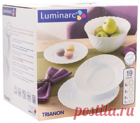 В наличии за 19490 тг. Сервиз столовый Luminarc Trianon 78869 купить со скидкой и доставкой в Алматы, Актау, Астана, Атырау и по Казахстану
