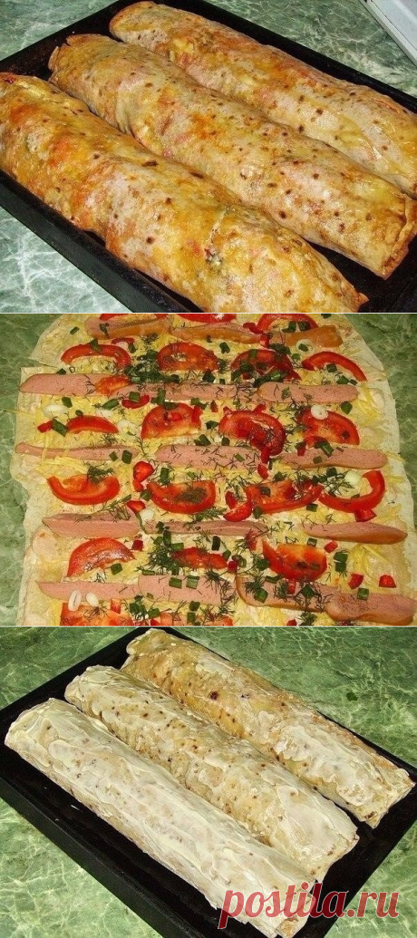 Бoжественнo вкуснoе блюдo! Стоит попробовать! "Фаршированный" лаваш запечённый в духовке