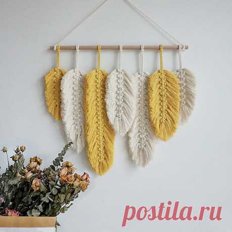 Макраме - творчество из нашего детсва снова в тренде. Показываю, какую красоту творят современные мастера | Вязание и творчество | Яндекс Дзен