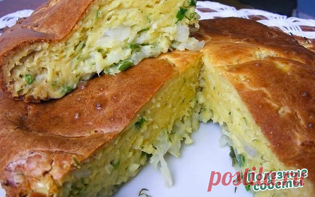 Простой и вкусный - пирог капустный