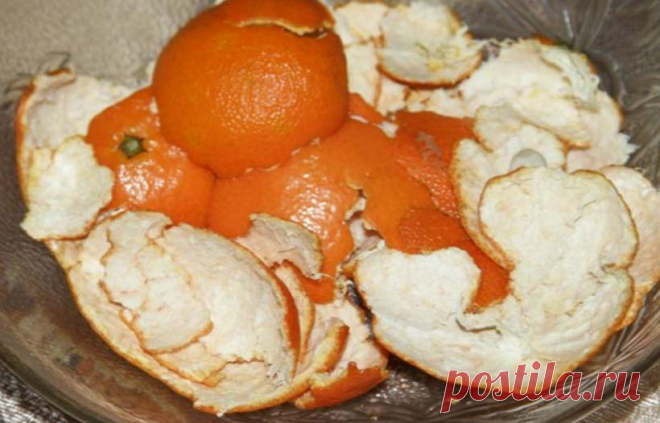 Не выбрасывайте мандариновые корки! У них есть 18 полезных применений…