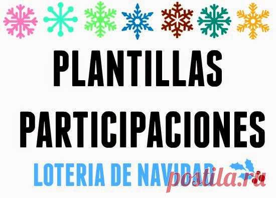 Como hacer Plantillas de Participaciones de la Loteria de Navidad - enrHedando