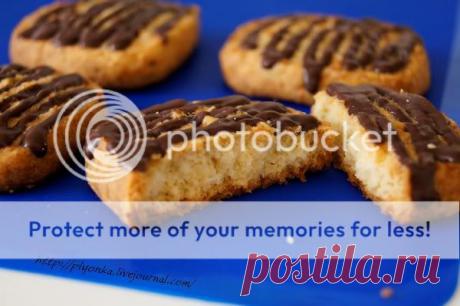 Кокосовое печенье с шоколадной глазурью - Plyonka — LiveJournal